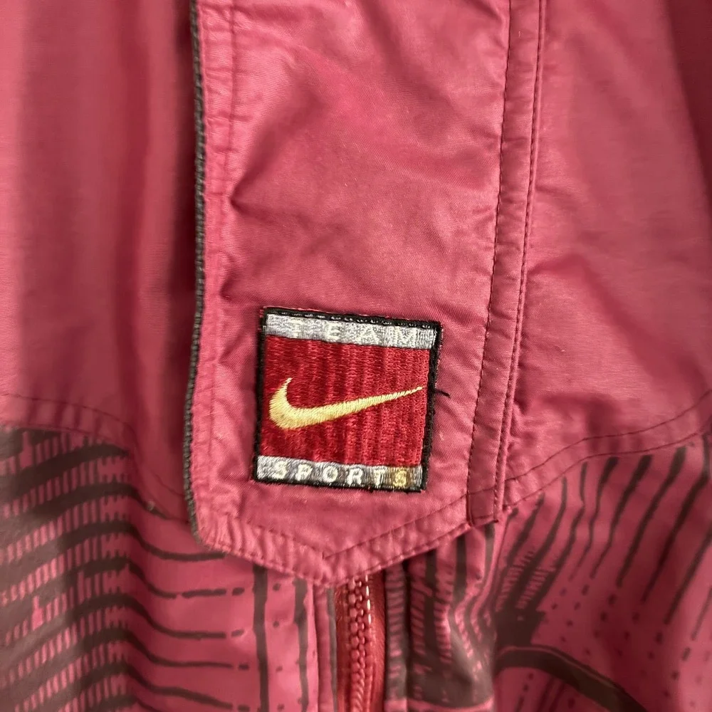 Vtg Nike‎ Florida State University Seminoles Down Puffer Jacket XL Embroidered